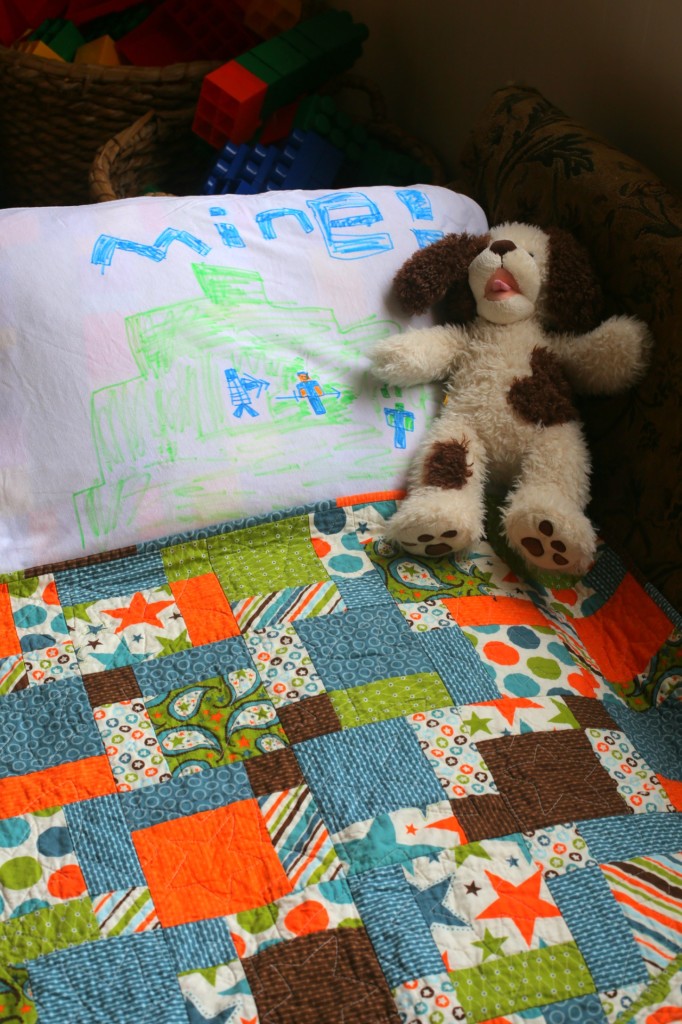 Kid Craft Idea: Personalized pillowcase