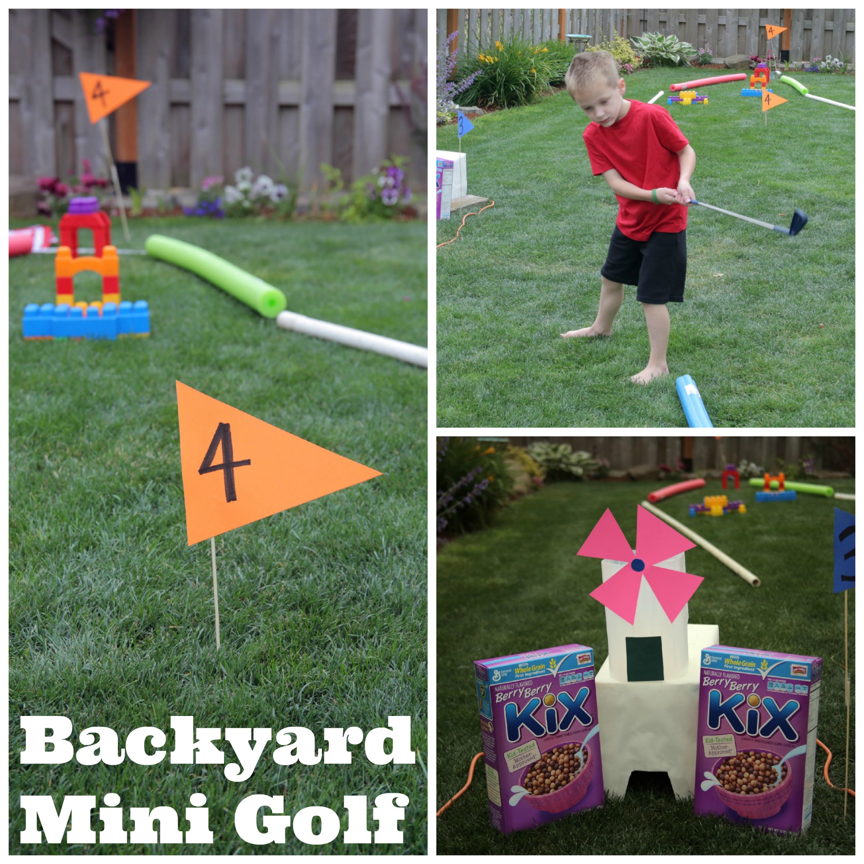 Outdoor Fun Backyard Mini Golf Course Kix Cereal
