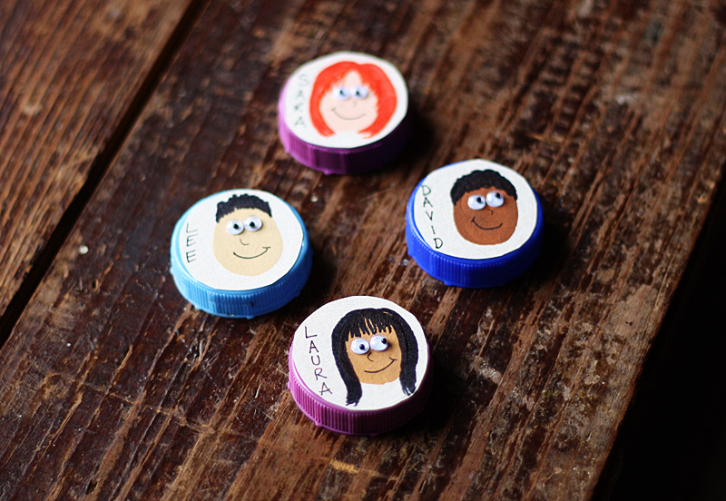 Plastic Lid Diversified Friends by @amandaformaro for Kix Cereal