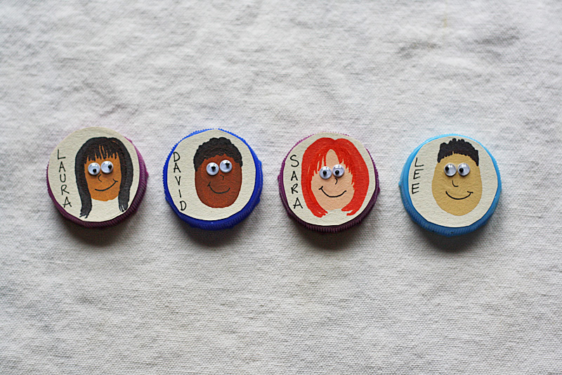 Plastic Lid Diversified Friends by @amandaformaro for Kix Cereal