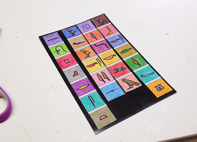 Hieroglyphic Alphabet Magnets @amandaformaro Kix Cereal