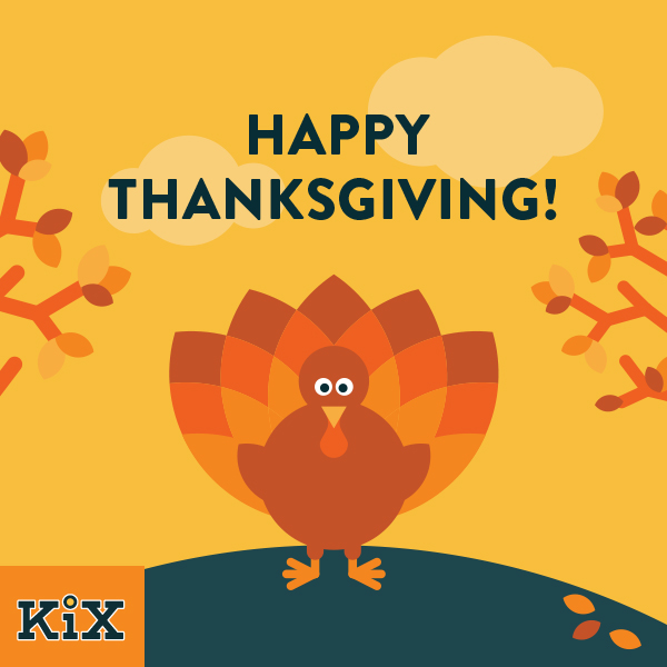 Happy Thanksgiving: It’s gobble time! · Kix Cereal