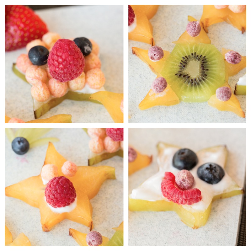 Star Fruit faces and designs
