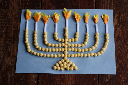 Kix Menorah by @amandaformaro for Kix Cereal