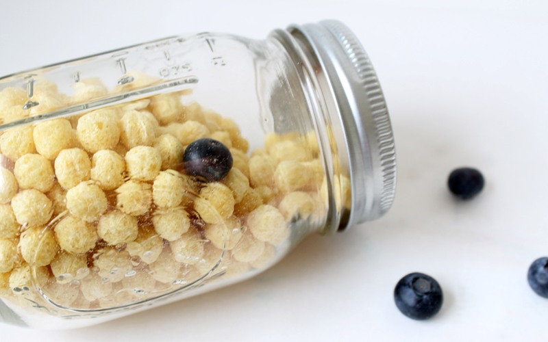 4 Mason Jar On-The-Go Kid Snacks and Treats · Kix Cereal