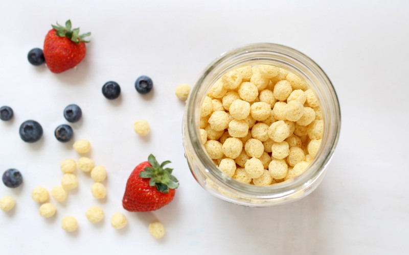 4 Mason Jar On-The-Go Kid Snacks and Treats · Kix Cereal