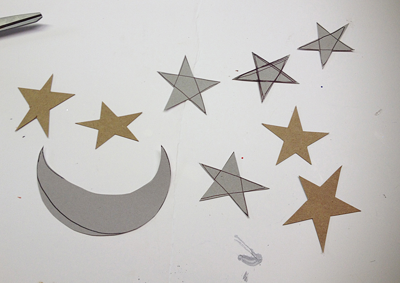 glow in the dark stars cut outs