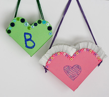 Valentine Heart Letter Boxes by @amandaformaro for Kix Cereal