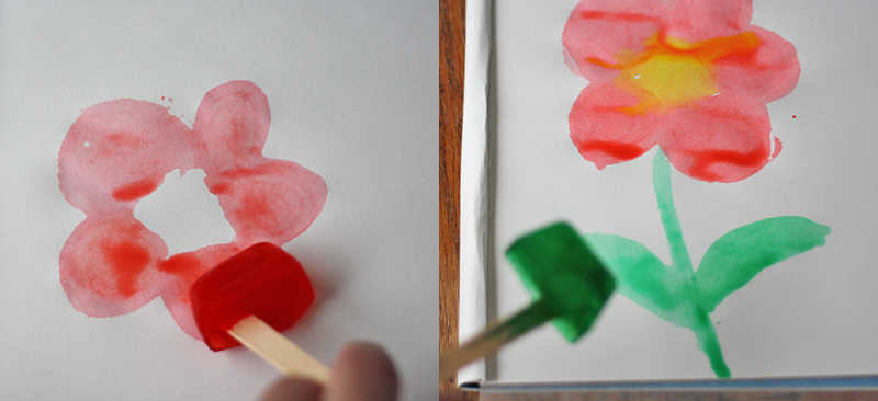 Painting with Ice Cubes from @amandaformaro for Kix Cereal