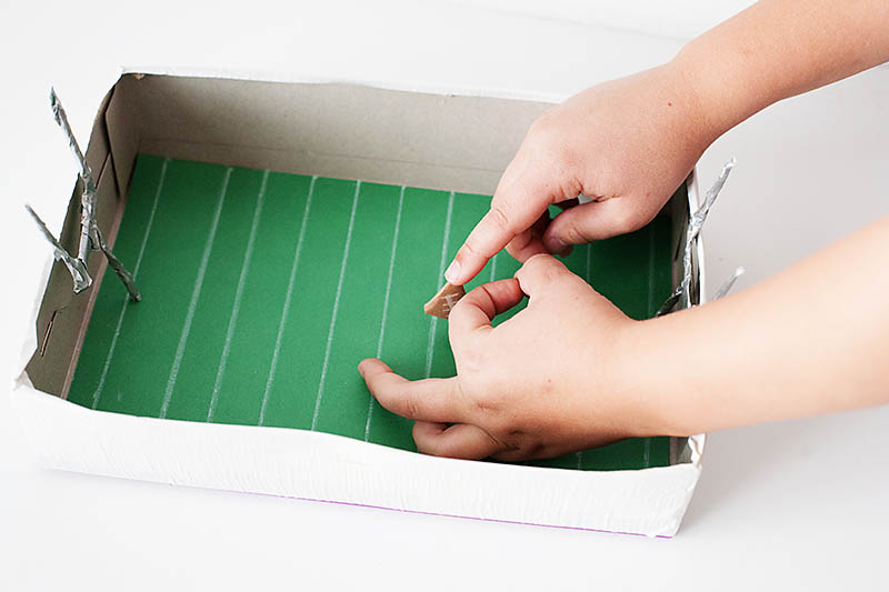 DIY Cereal Box Paper Football Arena · Kix Cereal