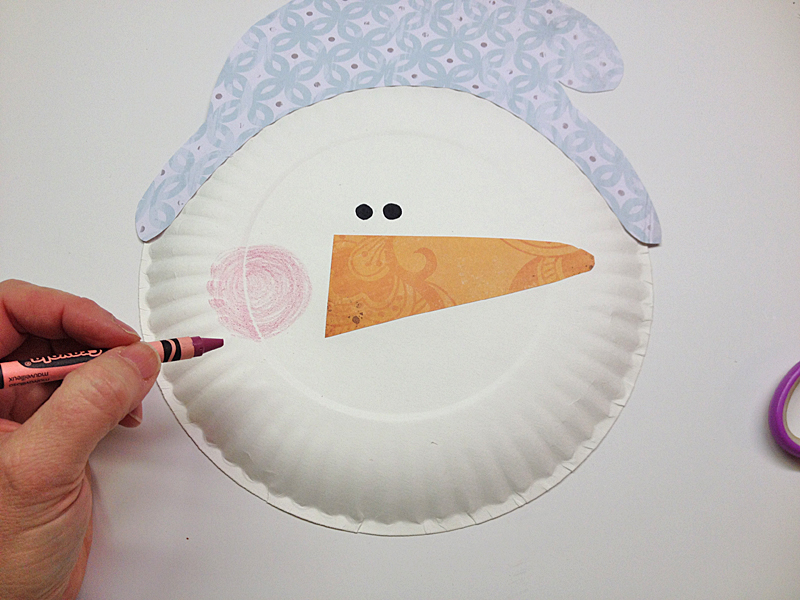 Paper Plate Christmas Characters: Santa, Rudolph, Snowman by @amandaformaro for Kix Cereal
