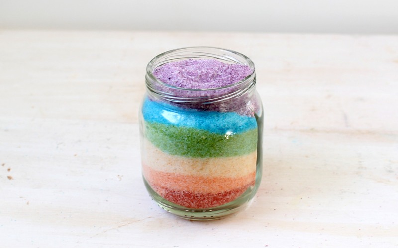 fill baby food jars to the top