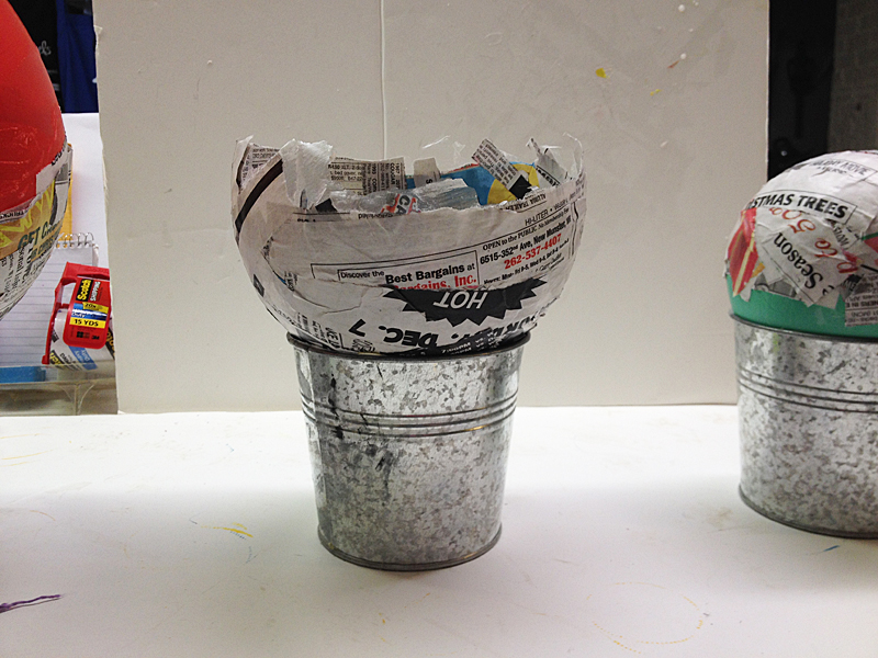 2 Soul Sisters Art Ed: Paper Mache Balloon Bowls