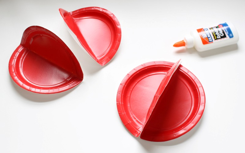 red paper plates for chinese new year