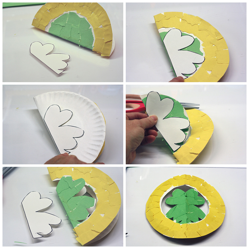 trace and cut four leaf clover guide