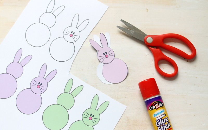How to use the bunny printable
