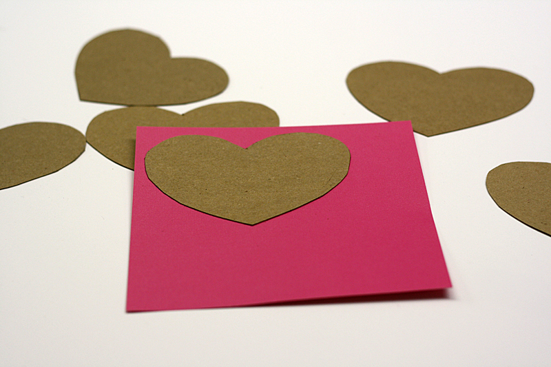 construction paper cereal box hearts