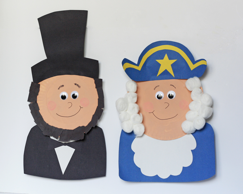 4 President ' s Day Crafts for Kids by @amandaformaro