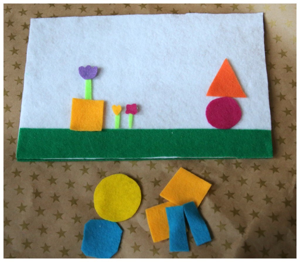 Boredom buster activity: Felt play board