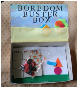 Create a vacation boredom buster box