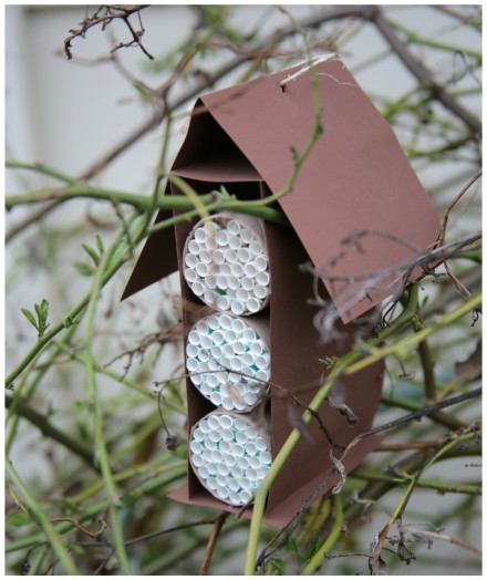 DIY Bee Condo craft - help kids save honeybees