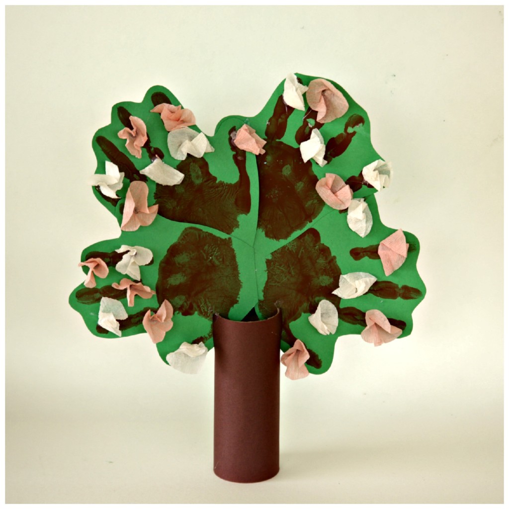 Earth Day Craft: Handprint Blossom Tree