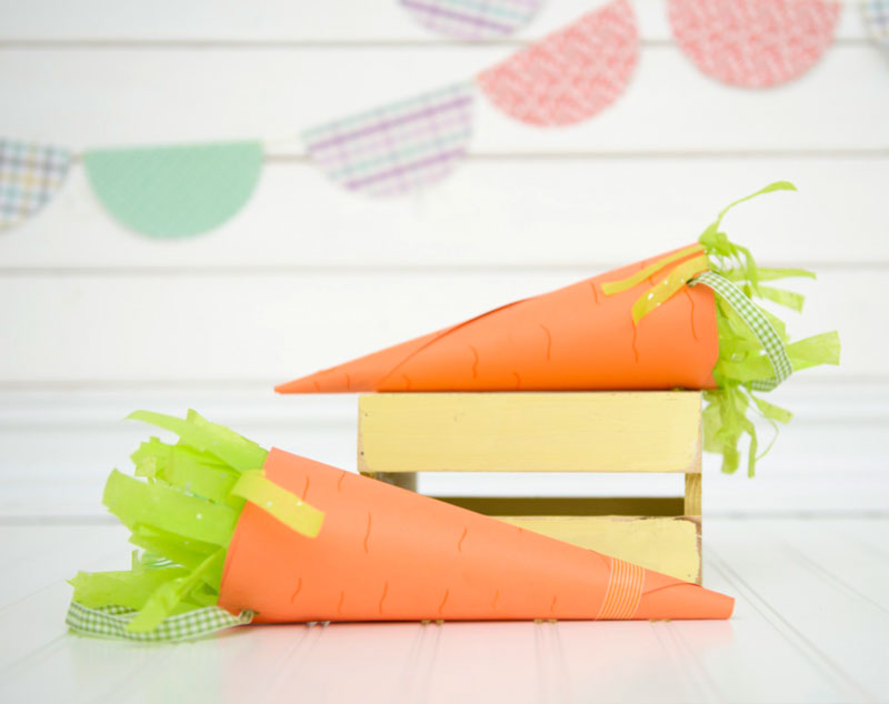 Easter carrot party favors