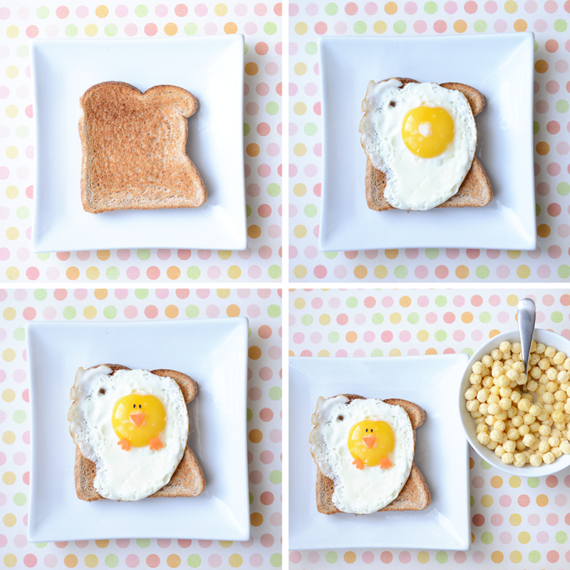 How to make an Easter breakfast for kids.
