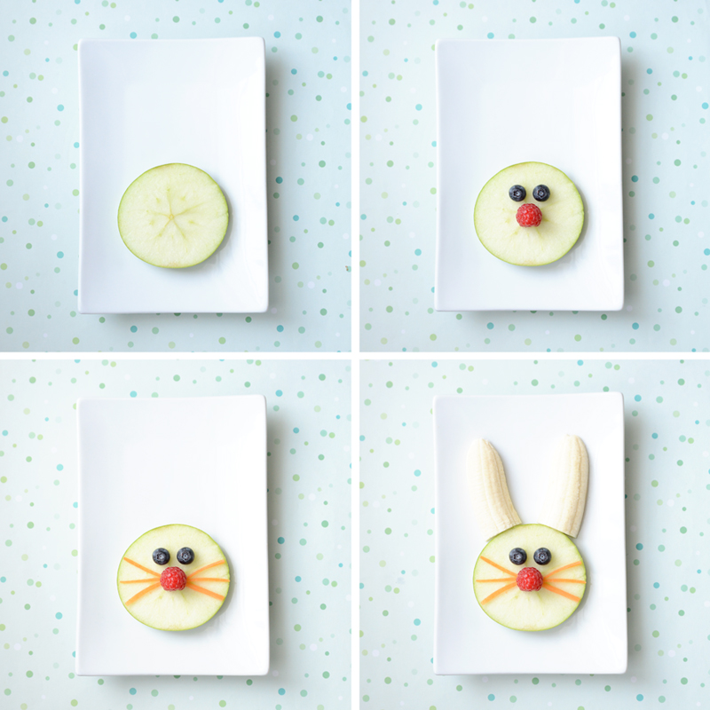 How to make an easter bunny snack