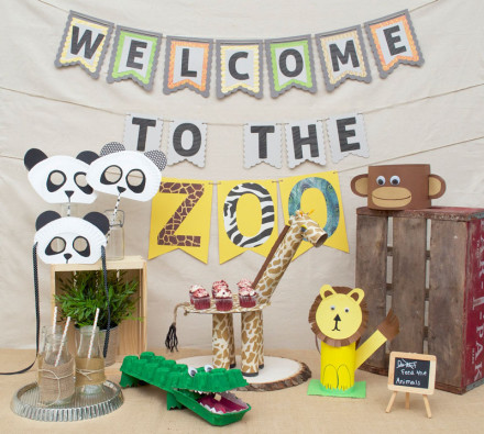 Zoo themed party crafts for kids