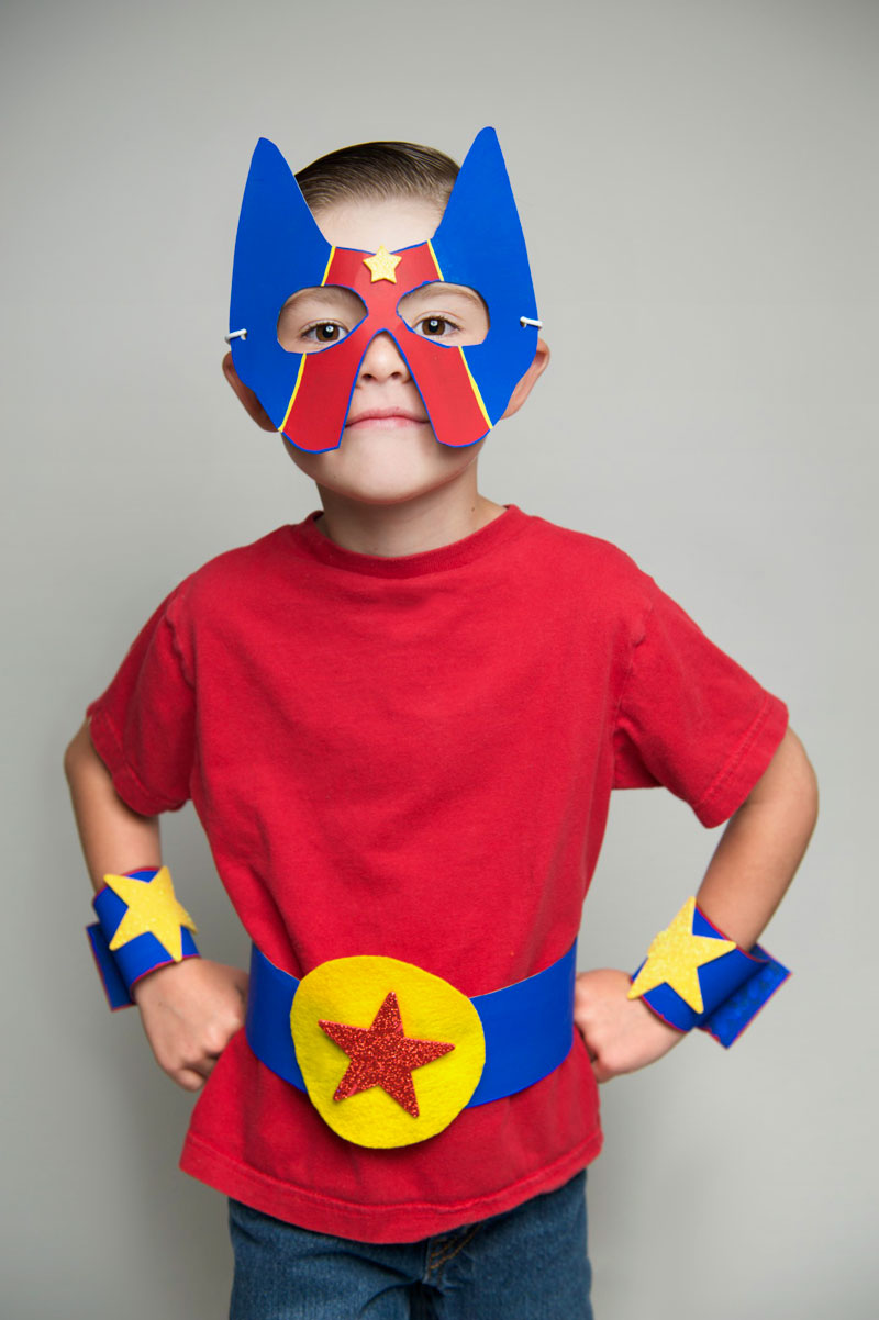 Full cereal box superhero costume