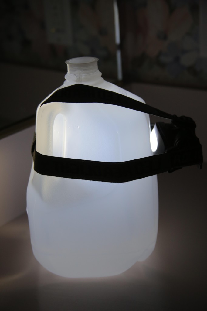 DIY Milk Jug & Headlamp Lantern