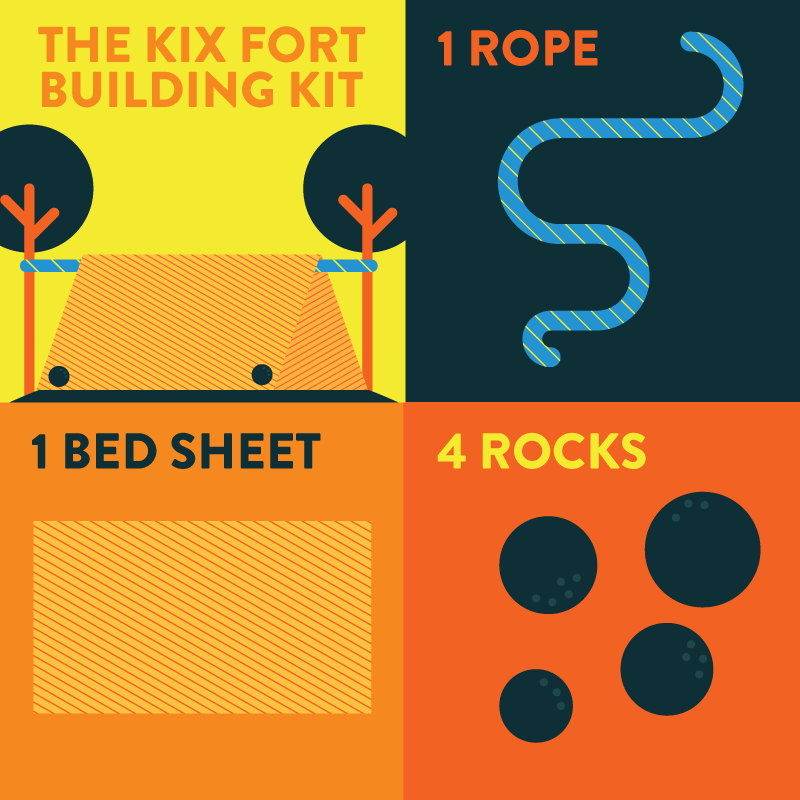 kix Camping Activities fort