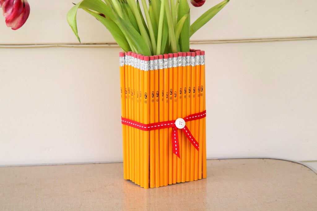 Pencil Vase - teacher appreciation gift idea