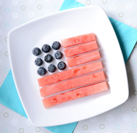 Kix Food Art American Flag 1