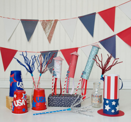 4 patriotic July 4th kids party crafts