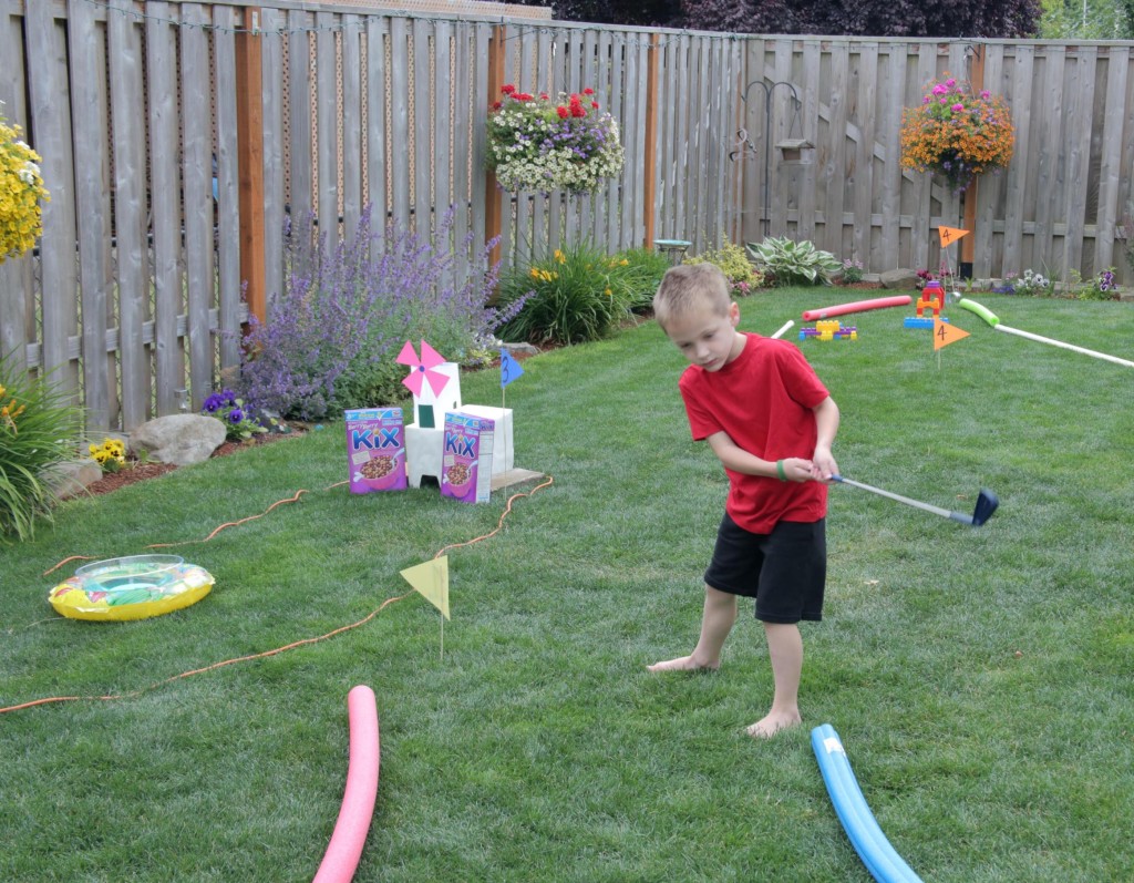 DIY Backyard Mini Golf