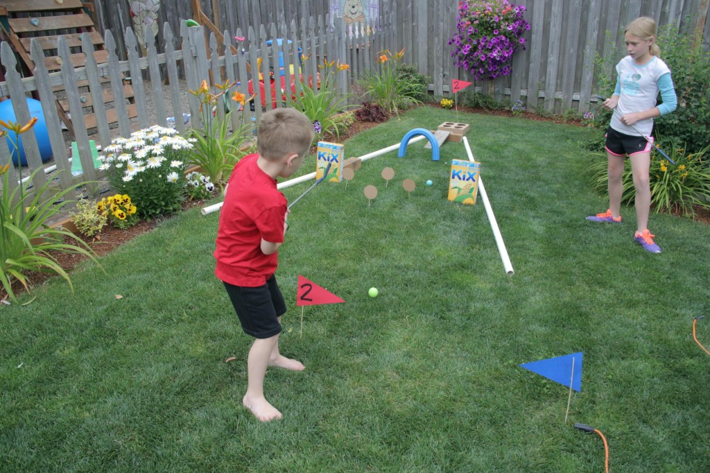 DIY Mini Golf Course