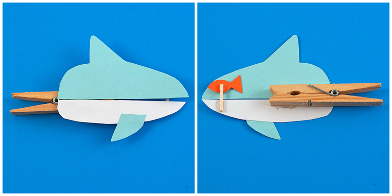 Clothespin Sharks Kix Cereal clothespin-sharks-kix-cereal