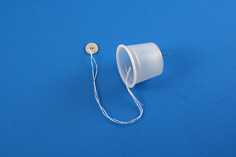 Plastic Medicine Cup Jellyfish by Amanda Formaro