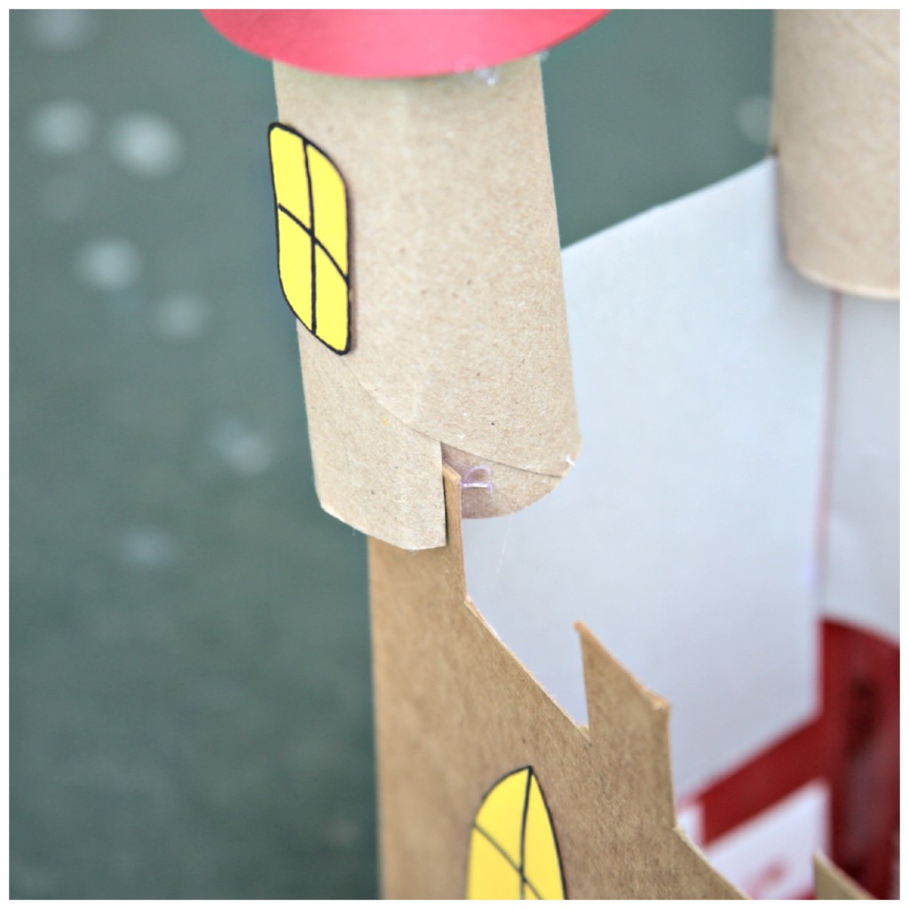 Recycled Cardboard Castle Craft