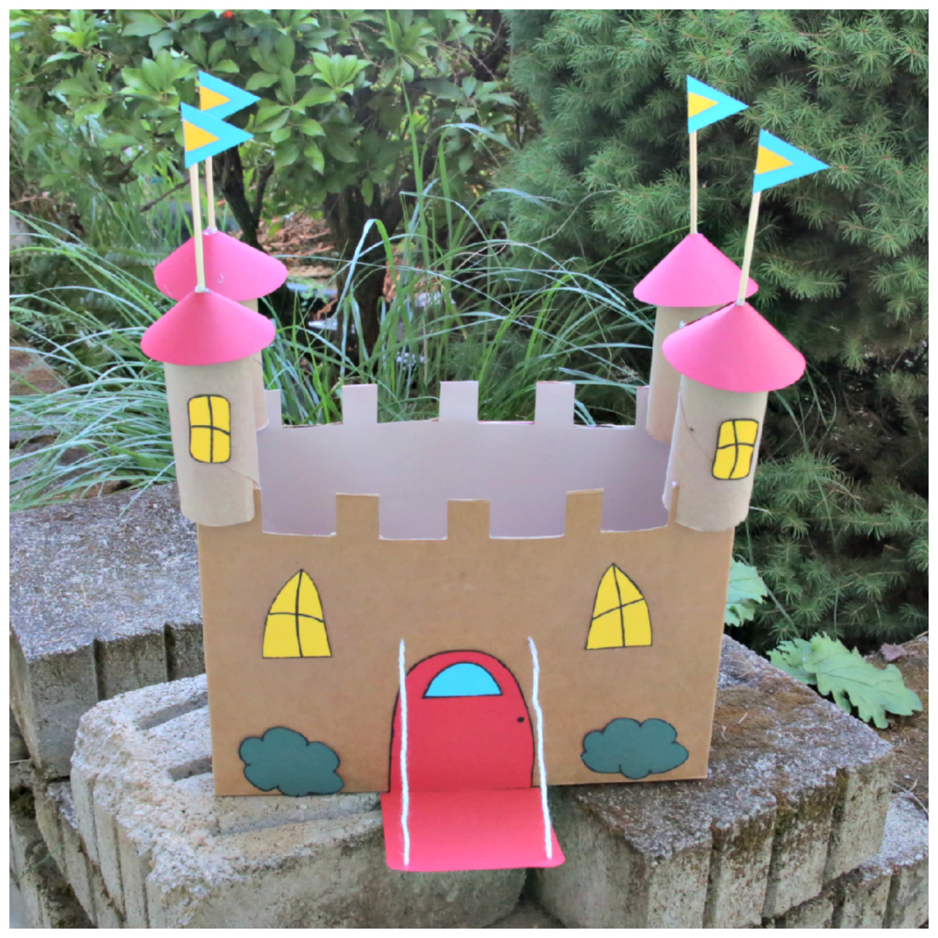 Recycled oatmeal container Castle  Toddler Activities, Games, Crafts