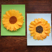 Coffee Filter Sunflowers
