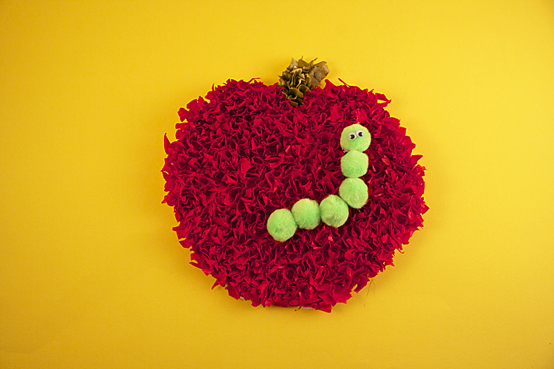 TISSUE PAPER APPLE CRAFT