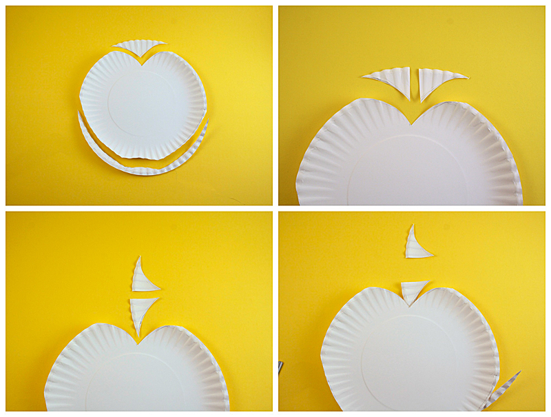 Puffy Tissue Paper Apple Craft · Kix Cereal