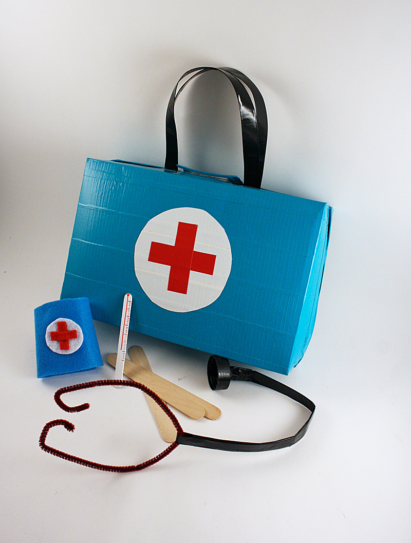 Cereal Box Doctor's Kit